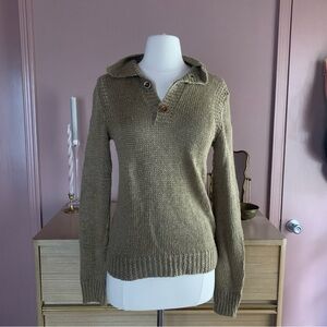 Ralph Lauren linen Khaki Women's Sweater
